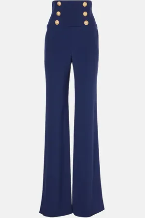 Balmain Jean ample à taille haute