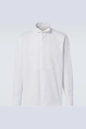 Saint Laurent Chemise de smoking en coton