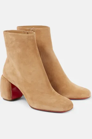 Christian Louboutin Bottines Minny Booty 70 en daim