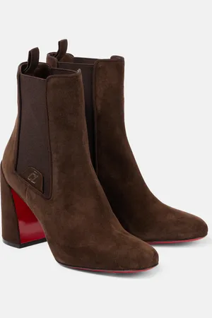 Christian Louboutin Bottines Turelastic 85 en daim