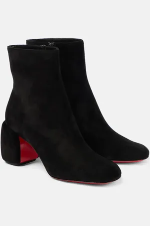 Christian Louboutin Bottines Minny Booty 70 en daim