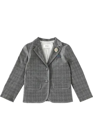 BONPOINT Blazer Ginevra en flanelle à carreaux