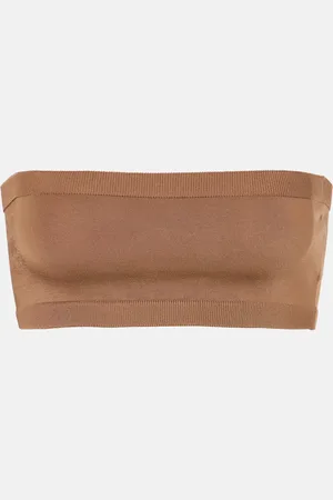 Saint Laurent Top bandeau en jersey