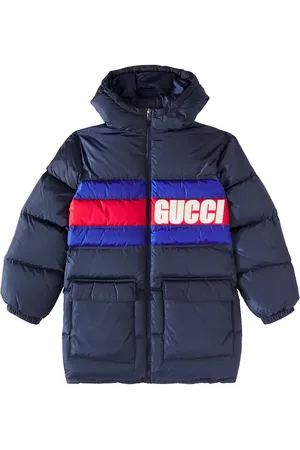 Gucci Veste doudoune brodée à logo