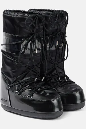 Moon Boot Bottes après-ski Icon Glance en satin