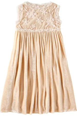 BONPOINT Robe Giulia brodée en velours