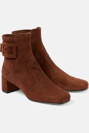 Roger Vivier Bottines Tres Vivier Polly en daim