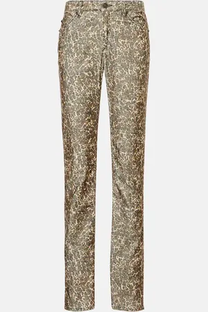Isabel Marant Pantalon droit Ferni en coton