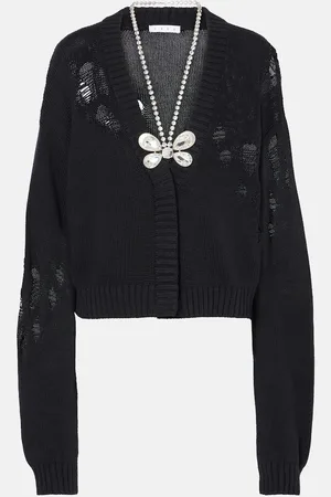 AREA Cardigan en coton et cachemire
