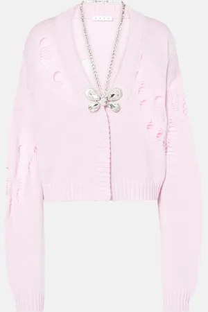 AREA Cardigan en coton et cachemire