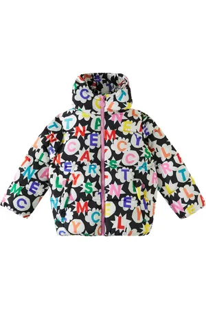 Stella McCartney Veste matelassée imprimée à logo