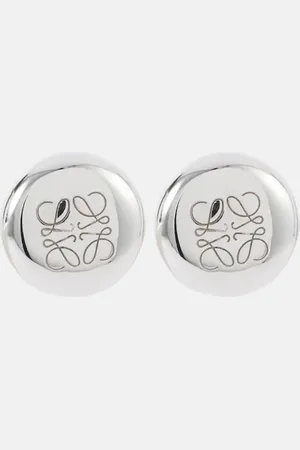 Loewe Boucles d’oreilles Anagram Pebble en argent sterling