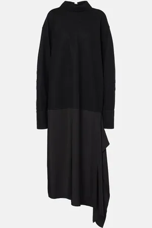 Jil Sander Robe midi convertible en laine