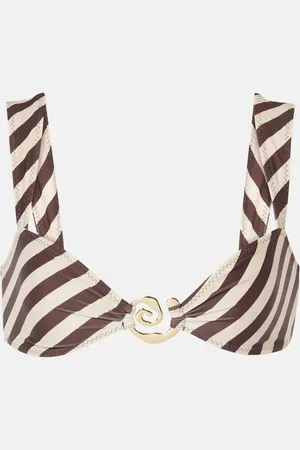 SAME Haut de bikini Spiral rayé