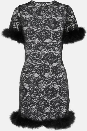 Oseree Oséree Robe O-Lover à plumes