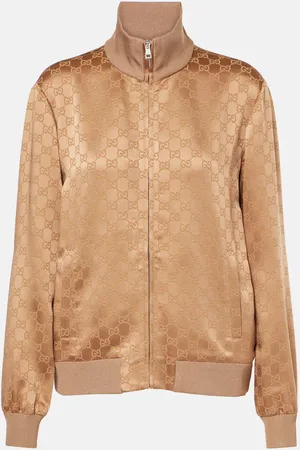 Gucci Veste blouson GG en satin