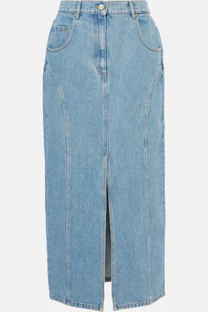 Nina Ricci Jupe midi en jean