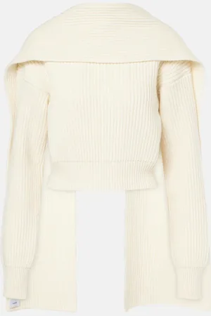 Erdem Pull raccourci en laine et cachemire
