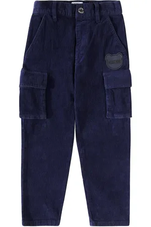 Moschino Pantalon cargo en velours côtelé de coton