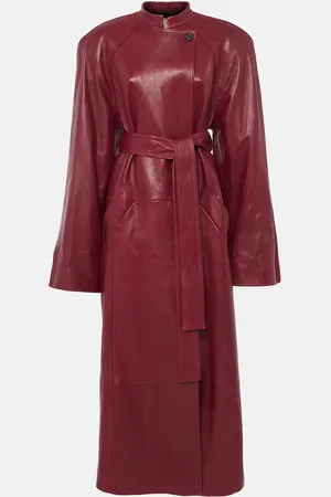 Khaite Manteau Rothen en cuir