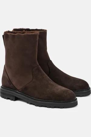 Manolo Blahnik Bottines Tomosa en daim