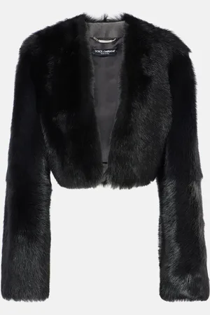 Dolce & Gabbana Veste raccourcie en shearling