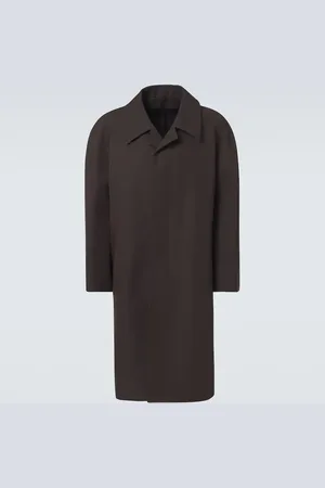 LEMAIRE Manteau en laine et coton mélangés