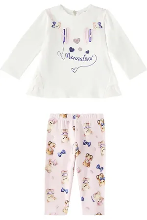 MONNALISA Bébé – Ensemble top et legging imprimés