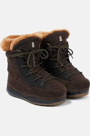 Bogner Bottines Verbier en daim et shearling