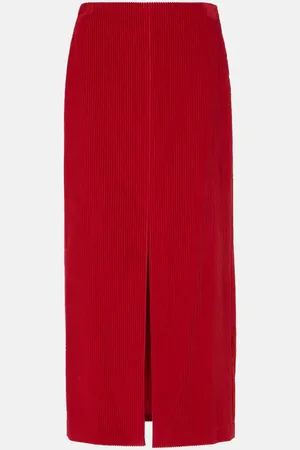 Brunello Cucinelli Jupe midi en coton