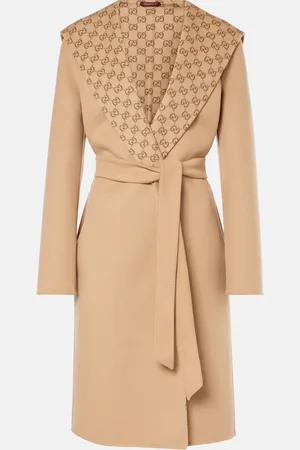 Gucci Manteau réversible GG en laine et soie