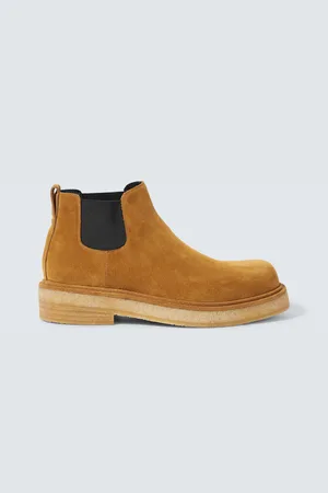 Bottega Veneta Bottines Chelsea Haddock en daim