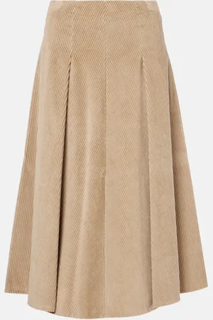 Brunello Cucinelli Jupe midi en coton