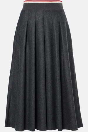 Brunello Cucinelli Jupe midi en laine