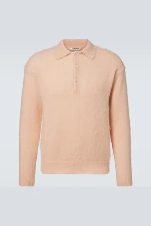 Auralee Polo en mohair et laine