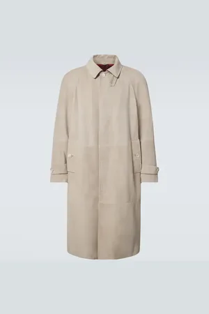 Brunello Cucinelli Manteau en daim