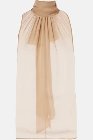 Saint Laurent Top en soie