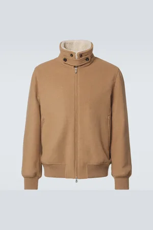 Brunello Cucinelli Veste blouson en cachemire et shearling