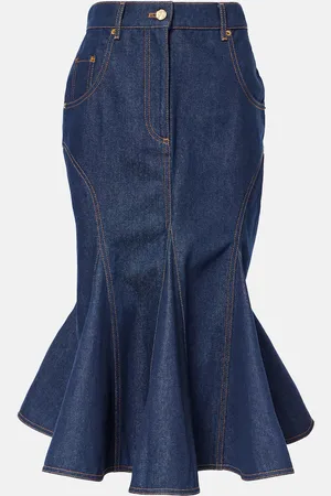 Nina Ricci Jupe midi en jean
