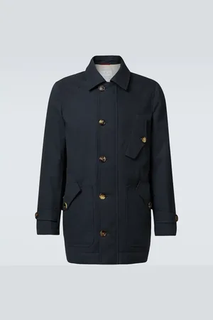 Brunello Cucinelli Veste en coton mélangé