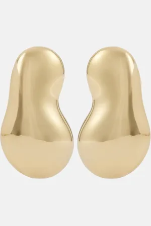 MAGDA BUTRYM Boucles d’oreilles Hourglass en plaqué or