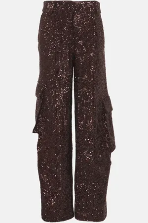 ROTATE Pantalon cargo à sequins