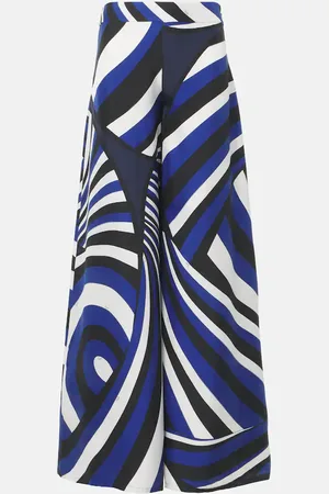 Puccini Pantalon ample Iride en soie