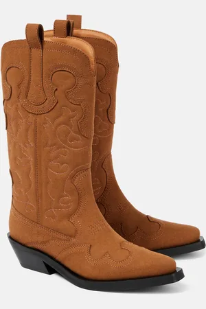 Ganni Bottines santiags en synthétique