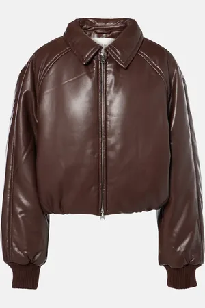 AGOLDE X Shoreditch Ski Club – Veste bomber Tate en cuir synthétique