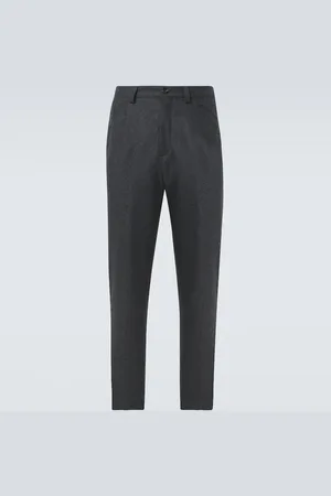 Brunello Cucinelli Pantalon droit en laine vierge