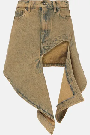 Y / PROJECT Mini-jupe en jean