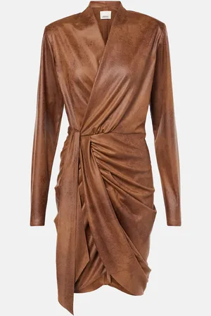 Isabel Marant Robe portefeuille Aleora en daim synthétique