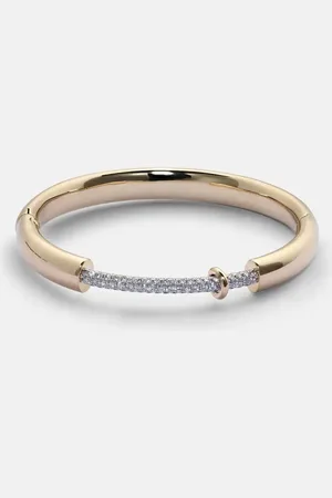 Rainbow K Jonc Endless en or 14 ct et diamants