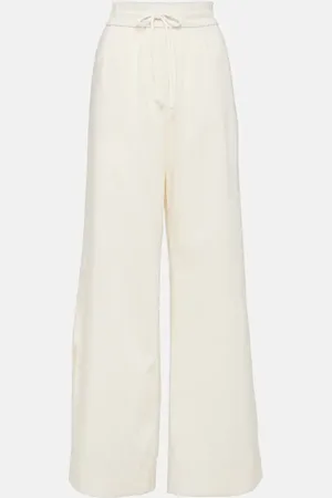 Frame Pantalon ample en coton mélangé